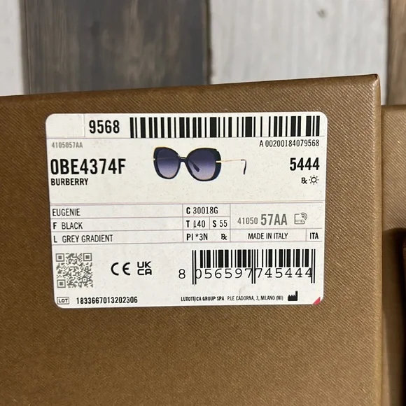 Brand new! Burberry Eugenie 55MM Square Sunglasses  display picture 1